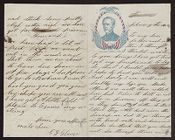 Letter home from Charles F. Glover to his parents